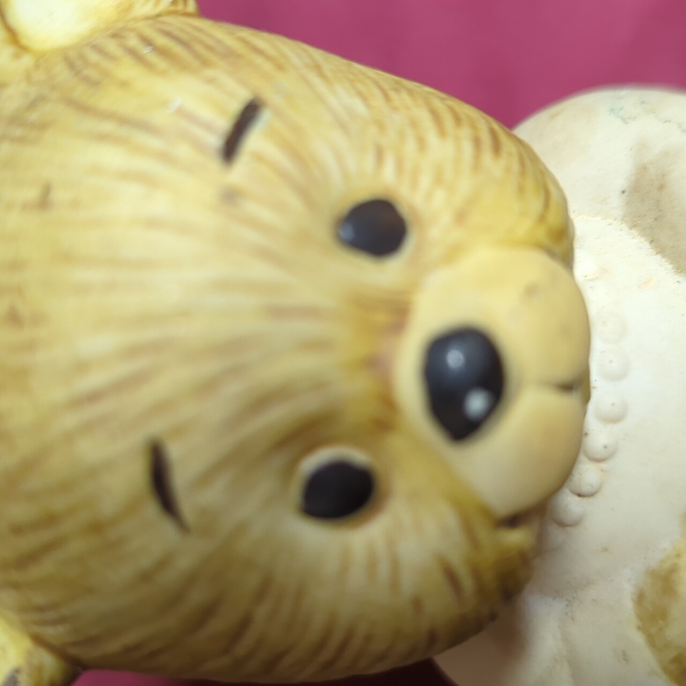 Girl bear w/ dress porcelain bell - Picture 6 of 6